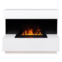 Электрокамин RealFlame Modern CST630 WT-P511 с очагом 3D Cassette 630 Black Panel